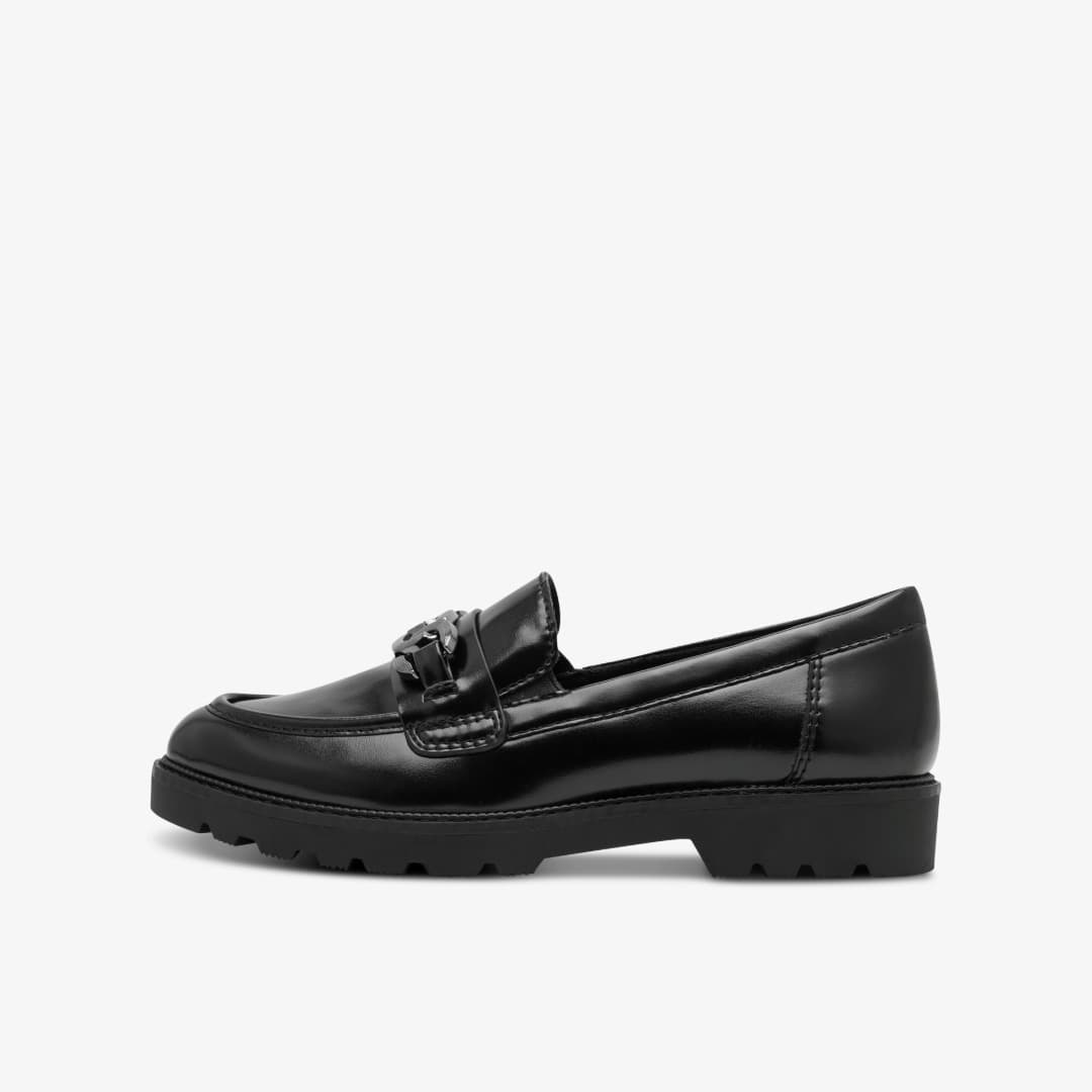 Schuhpark Tamaris schwarzer Loafer Damen